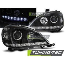 TUNING-TEC фарове (DRL) за MERCEDES W163 ML M-KLASA 09.01-05 (H1), черен