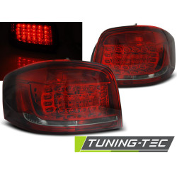 TUNING-TEC LED стопове за AUDI A3 08-12, червено-опушен