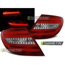 TUNING-TEC LED стопове (LED Bar) за WHIE MERCEDES C-KLASA W204 SEDAN 07-10 (LIMOUSINE), червен, V1