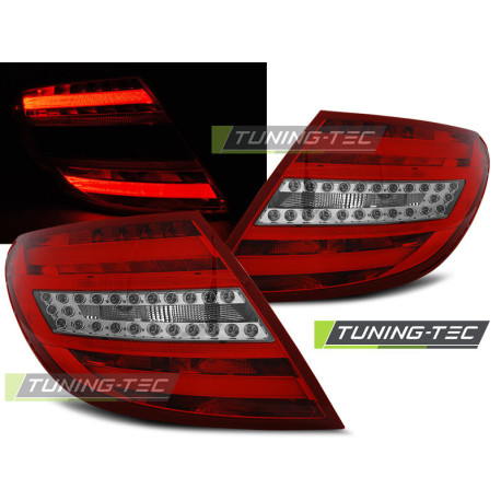 Осветление TUNING-TEC LED стопове (LED Bar) за WHIE MERCEDES C-KLASA W204 SEDAN 07-10 (LIMOUSINE), червен, V1 | race-shop.bg