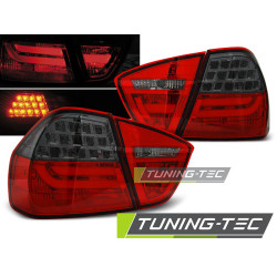 TUNING-TEC LED стопове (LED Bar) за BMW E90 03.05-08.08 (LIMOUSINE), червено-опушен, V2