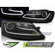 Осветление TUNING-TEC фарове (Tube Light) за VW JETTA VI 1.11-18 (H1), черен | race-shop.bg