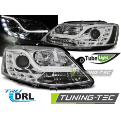 TUNING-TEC фарове (Tube Light, DRL) за VW JETTA VI 1.11-18 (H7/H1), хром