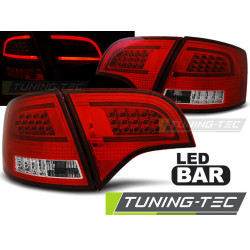 TUNING-TEC LED стопове (LED Bar) за WHIE AUDI A4 B7 11.04-03.08 AVANT, червен