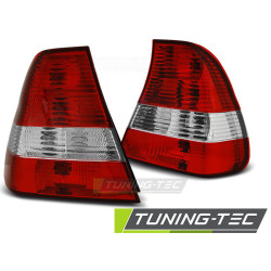 Задни стопове RED WHITE за BMW E46 06.01-12.04 COMPACT