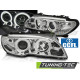 Осветление TUNING-TEC фарове (CCFL, Ангелски очи) за BMW E46 04.03-06 COUPE CABRIO (H7/H1), хром | race-shop.bg