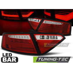 LED BAR ЗАДНИ СВЕТЛИНИ ЧЕРВЕНО БЯЛО за AUDI A5 07-06.11