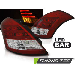 TUNING-TEC LED стопове (LED Bar) за SUZUKI SWIFT V 10, червено-бял