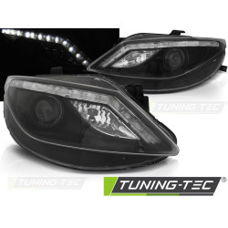 TUNING-TEC фарове (DRL) за SEAT IBIZA 6J 06.08-12 (H9), черен