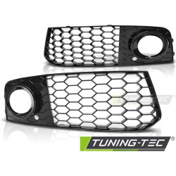 TUNING-TEC рамки за халогени на AUDI A4 (B8) 08-10.11, гланц черен