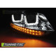 Осветление TUNING-TEC LED фарове (U-LED, SEQ) за VW POLO 6R 09-03.14 (H7), хром | race-shop.bg