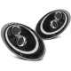 Осветление XENON ФАРОВЕ TUBE LIGHT ЧЕРНИ за PORSCHE 911 (997) 04-09 | race-shop.bg