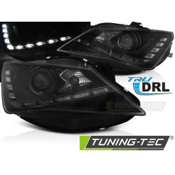 TUNING-TEC фарове (True DRL) за SEAT SEAT IBIZA 6J 12-15 (H7), черен