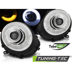 ФАРОВЕ TUBE LIGHT CHROME за BMW MINI (COOPER) 06-14