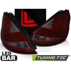 LED СТОПОВЕ FORD FIESTA MK7 08-12 HB ЧЕРВЕНИ ТЪМНИ LED BAR