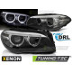 Осветление TUNING-TEC фарове (Ангелски очи, DRL) за XENON BMW F10 F11 10-07.13 (D1S), черен | race-shop.bg