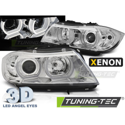 TUNING-TEC LED фарове (U-LED) за XENON 3D BMW E90/E91 03.05-08.08 (D1S), хром