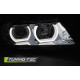 Осветление TUNING-TEC LED фарове (U-LED) за XENON 3D BMW E90/E91 03.05-08.08 (D1S), хром | race-shop.bg