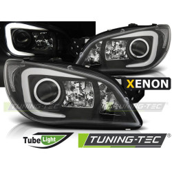 ФАРОВЕ SUBARU IMPREZA II GD 06-07 TUBE LIGHT ЧЕРЕН HID