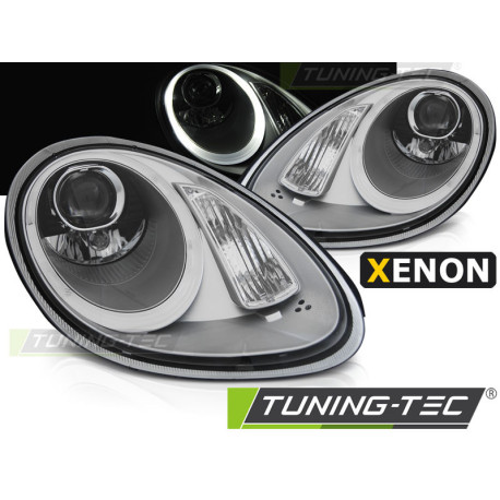 Осветление TUNING-TEC фарове за XENON PORSCHE BOXSTER / CAYMAN 987 05-08 (D2S), сребърен | race-shop.bg