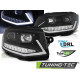 TUNING-TEC фарове (Tube Light, DRL) за VW T6 15-19 (H11/H1), черен хром