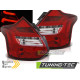 TUNING-TEC LED стопове (LED Bar, SEQ) за FORD FOCUS 3 11-10.14 HATCHBACK, червено-бял