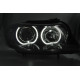 Осветление TUNING-TEC фарове (Ангелски очи, LED мигач) за BMW E90/E91 03.05-11 (H7), черен | race-shop.bg