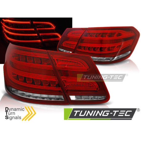 Осветление TUNING-TEC LED стопове (SEQ) за MERCEDES W212 E-KLASA 09-13, червено-бял | race-shop.bg