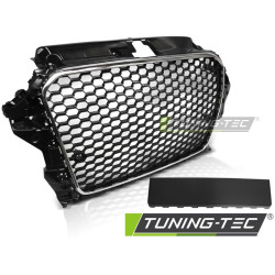 РЕШЕТКА ХРОМ ЧЕРЕН fit AUDI A3 (8V) 12-16