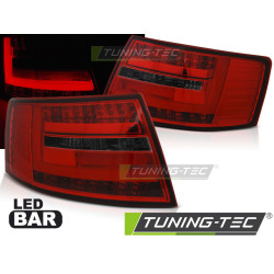 LED BAR ЗАДНИ СВЕТЛИНИ ЧЕРВЕНИ ТЪМНИ за AUDI A6 C6 SEDAN 04.04-08 7-PIN