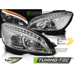 TUNING-TEC фарове (Tube Light, SEQ) за MERCEDES W204 07-10 (H9), хром