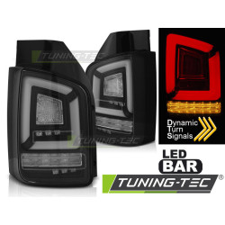 LED BAR Задни стопове ЧЕРНИ SEQ за VW T5 10-15