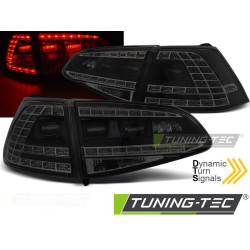 LED ЗАДНИ СВЕТЛИНИ SPORT ЧЕРЕН SMOKE SEQ за VW GOLF 7 13-17