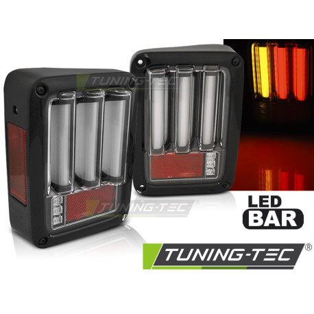Осветление TUNING-TEC LED стопове (LED Bar) за CHRYSLER JEEP WRANGLER JK 07-18 (без хомологация), черен | race-shop.bg