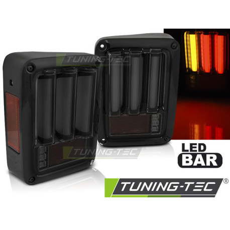 Осветление TUNING-TEC LED стопове (LED Bar) за CHRYSLER JEEP WRANGLER JK 07-18 (без хомологация), черно-опушен | race-shop.bg
