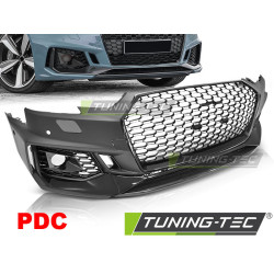 ПРЕДНА БРОНЯ SPORT GLOSSY ЧЕРНИ PDC за AUDI A4 B9 08.15-19
