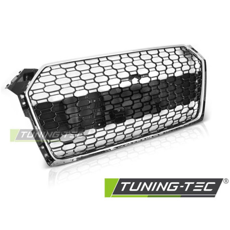 Бодикит и визуални аксесоари TUNING-TEC решетка (Sport) за AUDI A5 16-19, хром, гланц черен | race-shop.bg