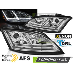 XENON ФАРОВЕ LED DRL CHROME SEQ за AUDI TT 06-10 8J с AFS