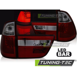 LED BAR Задни стопове RED SMOKE за BMW X5 E53 09.99-10.03
