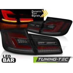 TUNING-TEC LED стопове (LED Bar, SEQ) за BMW F10 10-16, черно-опушен