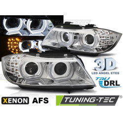 XENON ФАРОВЕ LED DRL ХРОМ AFS за BMW E90/E91 09-11