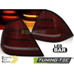 LED BAR Задни стопове RED SMOKE SEQ за MERCEDES W203 SEDAN 00-04