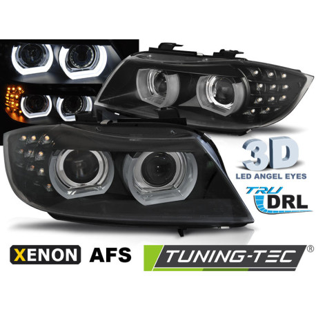 Осветление TUNING-TEC фарове (DRL) за XENON BMW E90/E91 09-11 (AFS), черен | race-shop.bg