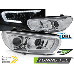 TUNING-TEC фарове (Tube Light, SEQ) за VW SCIROCCO 08-04.14 (H7/H1), хром