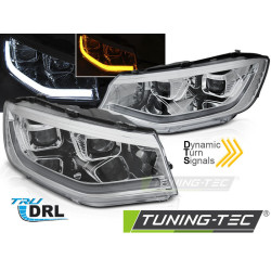 TUNING-TEC фарове (Tube Light, DRL, SEQ) за VW CADDY 20 (H7), хром