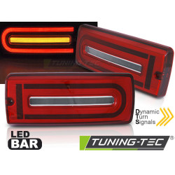 LED BAR Задни стопове RED WHITE за MERCEDES W463 G-CLASS 90-18