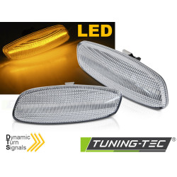 TUNING-TEC мигачи за огледала (SEQ) на PEUGEOT 207 308 3008 5008 CITROEN C3 C4 C5, бял