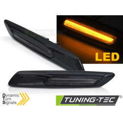 СТРАНИЧНИ МИГАЧИ ЧЕРНИ SMOKE SEQ LED за BMW F10/F11 10-13