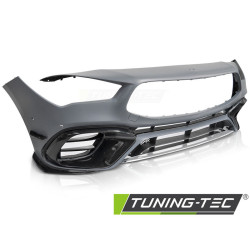 TUNING-TEC предна броня (Sport) за MERCEDES CLA W118 19-23 (за парктроник), хром