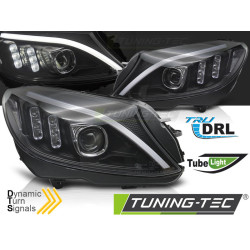 ФАР TUBE LED ЧЕРНИ за MERCEDES W205 14-18